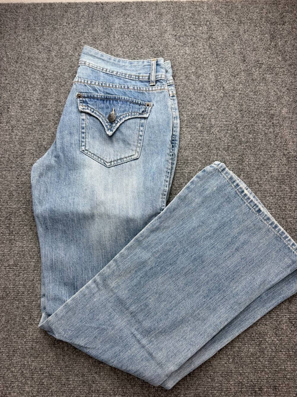 Y2K Dear AB Amanda Bynes Women's Size 6R Low Rise Bootcut Jeans Light Wash